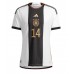 Cheap Germany Jamal Musiala #14 Home Football Shirt World Cup 2022 Short Sleeve